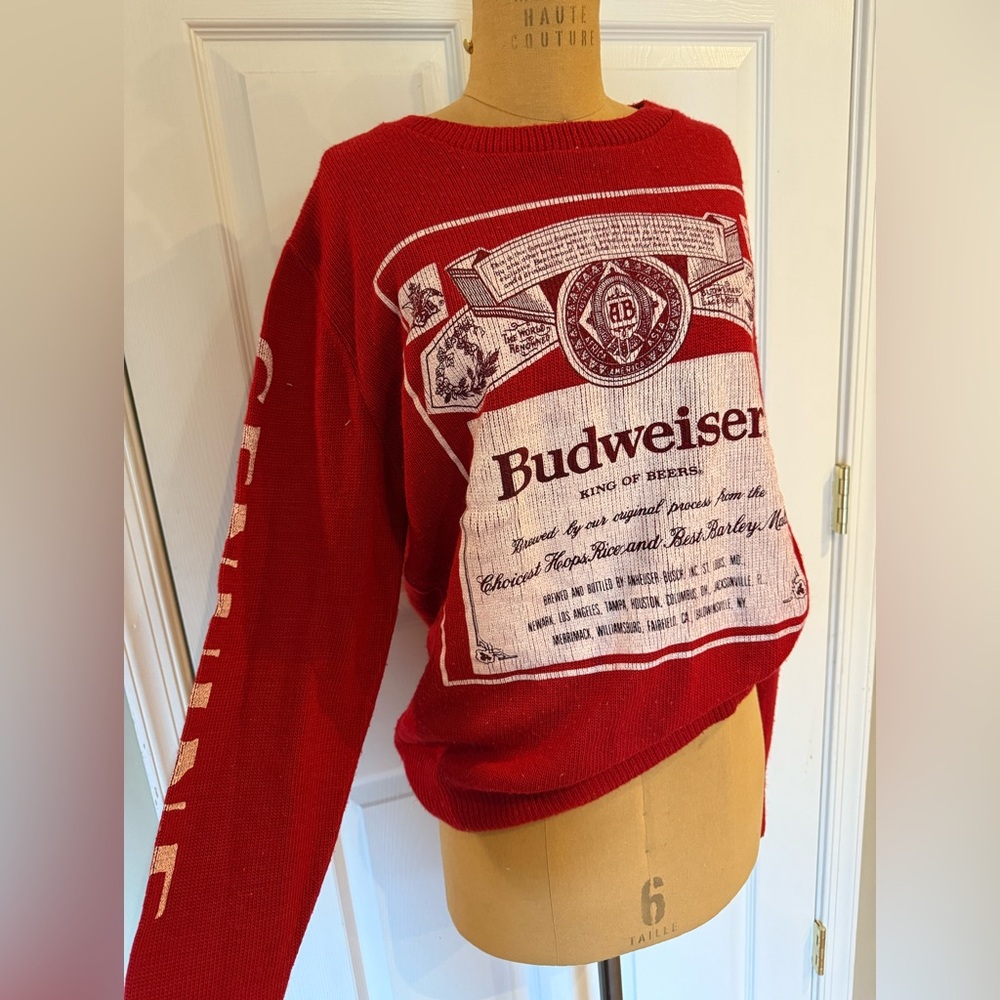 Junk Food Budweiser Sweater